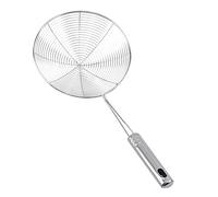 Colander for Kitchen Skimmer Solid Spider Strainer Ladle Stainless Steel Kitchen Utensil Tool French Fries Fish Frying Baking Tools Strainer(31x11cm)