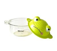 Colander for Vegetables - Super Cute Double Layer Bowl with Handles, Frog Food Strainer, for Rinsing Drain Washing in the Kitchen Pasta Rice Preparation of Meals at Home