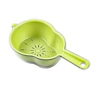 Colander, Fruit Washer, Small Colander As Berry Washing Bowl, Removable Inner Basket for Quick Drainage, 2-in-1 Design for Kitchen, Salad Prep