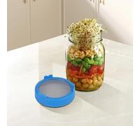 Colander Ma Son Jar Sprouting Lid and Be an Sp Routs Sp Rout Growing Lids Stainless Steel Screen Rout Lid Microgreens Growing Kit Germination Kit for Broccoli S Eeds