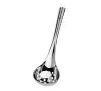 Colander Spoon - 30cm Stainless Steel Cooking Skimmer | Spoon with Holes, Long Handle,Cooking Kitchen Tool for Buffet, Dinner, Restaurants, Straining, Boiling, Frying, Pasta, and Soup
