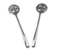 Colander Spoon and Soup Set Long Handle with Stainless Steel 2pcs