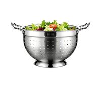 Colander Stainless Steel - Quick Drainage Washer Rinser with Handles,Rice Colander Fruit Strainer,for Vegetables Rice Spaghetti Pasta Salad Meal Prep Home Picnic Outdoor