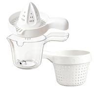 Colander with Handle Multifunctional Manual Kitchen Tool | Citrus juicer and bowl for washing lemons, home, picnic, camping, café and restaurant