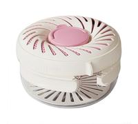 Colander with Integrated Lid for Washing Straining and Chilling Foods Including Fruits and Vegetables (Light Red)