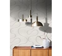 Colani Visions wallpaper, color: cream, metallics (glossy), article no:. 6053-3390