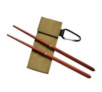colapsible Chopsticks, Chopsticks Reusable, Wooden Chopsticks, Chop Sticks, Folding Chopsticks, Wooden Portable Chopsticks with Carry Bag Travel Cutlery for Outdoor Camping, Chinese Chopsticks