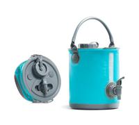 Colapz 8L 2-in-1 Collapsible Water Container with Tap & Lid - BPA-Free Camping Water Carrier & Folding Bucket - Portable Camping Water Dispenser for Caravan, Campervan & Outdoor Use