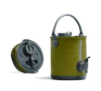 Colapz 8l Premium 2-in-1 Collapsible Water Container, BPA Free Camping Liquid Carrier Handle Bucket with Portable Lid, Dispenser Tap and Versatile Portable Accessories, UK Designed