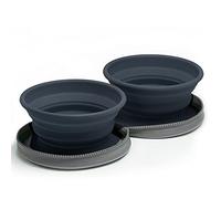 Colapz Collapsible Dog Bowls with Travel Case 2 Pack