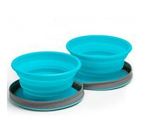 Colapz Collapsible Dog Bowls with Travel Case 2 Pack