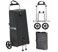 Colapz Wastemate Grey Waste Water Carrier with Trolley 40L - Space Saving Water Container for Caravans and Motorhomes - Compatible with Flexipipes