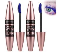 Colaren 2 PCS Blue Mascara for Eyes, Waterproof Long-Lasting Blue Mascara with No Smudge