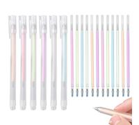 Colaren 6 PCS Precision Glue Pen, Glue Pens for Crafting Card Making, Quick Drying with 12 PCS Refills
