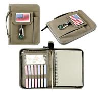 Colarr Manual Case Compatible with American Flag Boyscouts Manual Patch Compass Fits 6x8 Inch Book Cover Suitable for Boys Girls Hiking Camping