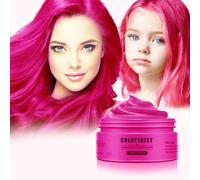 COLAYERIST Pink Hair Gel for Men and Women Washable Temporary Hair Color for Children, Temporary Hair Colour, Coloured Hair Cream for Parties or Cosplay
