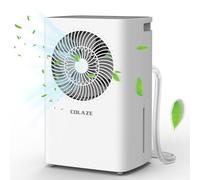 COLAZE 12L/Day Dehumidifiers for Home Damp Basement, Dehumidifiers for Drying Clothes, Large Dehumidifier with Drain Hose, Humidity Control, 24 H Timer, 2.2L Bucket (12L) (12L)