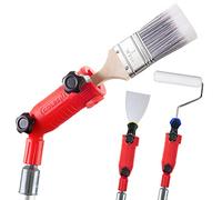 COLBENT Multi-Angle Paint Brush Extender, High Ceiling Paint Edger Tool - Extension Handle, Corner Painting, Long Brush for Painting Pole