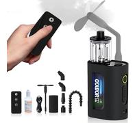 COLBOR CF3 Portable Fog Machine with Remote Control, 30W Rechargeable Handheld Smoke Machine for Photography/Christmas/Cosplay, Mini Fogger with RGB Lighting & Tyndall effect (Indoor/Outdoor Use)