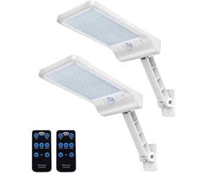 COLBOR Solar Lights Outdoor SL56 LED with Motion Sensor (White) | Solar Wall Li