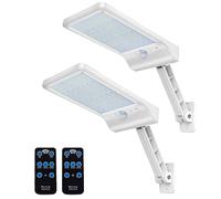 COLBOR Solar Lights Outdoor, Solar 56 LED Security Lights with Motion Sensor 3 Modes Solar Wall Light with Remote Control IP65 Waterproof for Garage Yard Patio(White), Outdoor-Solar-Light-LED-Wall