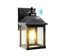 COLBOR Solar Wall Lantern Light, Outdoor Security Lights with Motion Sensor, IP65 Waterproof Solar Powered Garden Lights for Garage Garden and Patio
