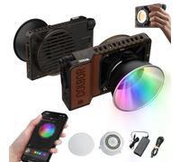 COLBOR W100R Pocket RGB Video Light 100W Photography LED Fill Light 2700K-6500K Dimmable APP Control for Vlog Live Streaming