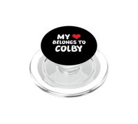 Colby - My Heart Belongs To Colby - Love PopSockets PopGrip for MagSafe