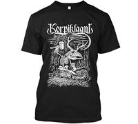colby NWT Korpiklaani Folk Metal Band Music Graphic Logo Vintage T-Shirt Size S-4XL Black M