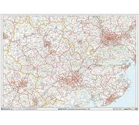 Colchester - CO - Postcode Wall Map - Plastic Coated