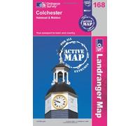 Colchester, Halstead & Maldon: 168 (OS Landranger Active Map)
