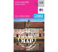 Colchester Map | Weatherproof | Halstead & Malton | Ordnance Survey | OS Landranger Active Map 168 | England | Walks | Cycling | Days Out | Maps | Adventure