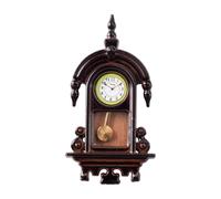 Colcolo 1/12 Dollhouse Miniature Model Roman Clock Doll Accessories Decoration Photo Props Roman Clock for Role Play Handcraft Gift, Steeple bell