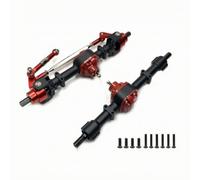 Colcolo 1/12 Scale RC Car Axle Component Upgrade Replacement Part With Metal Housing Lubricated Steel And 4mm Output Shaft Suitable For 78 82 99S 98 Hobbyist Use, Black Front Rear
