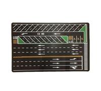 Colcolo 1/64 Parking Lot Mat Model Car Garage Scene Mat Rollable Realistic Anti Slip Photo Prop Diorama Playmat for Collectors,