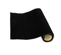 Colcolo 1 Roll Self Velvet Flocking Liner, Sheets for Art & Crafts, Jewelry Box Liner, Soft Velvet Liner for Drawer, Photo, Black