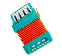 Colcolo 10 Keys 8 Bass Piano Accordion, Kids Playset, Music Educational for Boys Girls Kids, Green