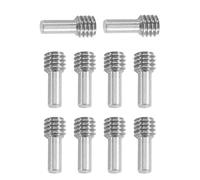 Colcolo 10 Pieces Driveshafts Screw Pins Wheel Axle Screw Pins Rustproof Stainless Steel M4x9.6mm for H12Y H12Y+ 1/12 RC Crawler Car