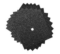 Colcolo 12 Pieces Graduation Cap Decorations Kit,Glitter Cardstock Construction Paper , black
