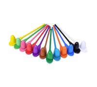 Colcolo 12Pcs Egg Spoon Race Outdoor Lawn Relay Game Family Games Color Perception Sensory Training Party Favors for Holiday Birthday