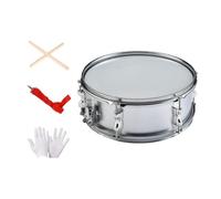 Colcolo 14 inch Snare Drum Musical Instruments Portable Percussion Instrument Music Drums for Children Beginners Girls Holiday Gifts, Silver 14 inch