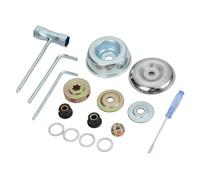Colcolo 16Pcs Brush Cutter Blade Part Lawnmower Blade Adapter Attachment,1 T Wrench, Cutter Head Adapter Kit for Grass Trimmer