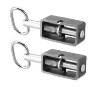 Colcolo 2X Weld /8" Spring Latch Assembly with Plain Tube,Protable,Practical Professional Universal Trailers Gate Latch Heavy Duty