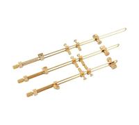 Colcolo 3 Pieces Brass Violin Body Clamp Violin Making Tools Convenient Use Top and Back Repair Tools for Instrument Body Luthier, Large