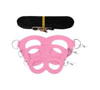 Colcolo 3 Pieces Sugar Glider Harness and Leash Set Small Animal Training Walking Vest, Soft, Little Pet Traction Ropes for Reptiles, Pink