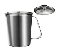 Colcolo 304 Measuring Cup with Lid Food-Grade Measuring Cup with Pouring Spout Heavy Duty for Home Home Cooks, Latte Art, 500ML