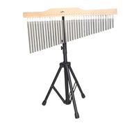 Colcolo 36 Note Single Row Chimes Musical Instrument with Bracket Easy to Use Wind Chime Hand Chimes for Classroom Practice Beginners