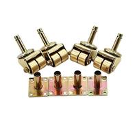 Colcolo 4 Pieces Piano Wheels Replacement for Upright Pianos Easy Installation Hardware Parts Antique Heavy Duty Brass Casters, Style A