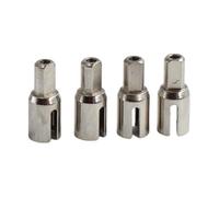 Colcolo 4 Pieces RC Car Differential Cups Joint Cup Adapter Easy Maintenance Replacement Part 3342 Diff Cup Set Spare Parts for 1:24