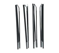 Colcolo 4 Pieces Tent Pole Kit for Children's Playhouse Segment Design with Upper and Lower Sections Versatile Use Fiberglass Struts